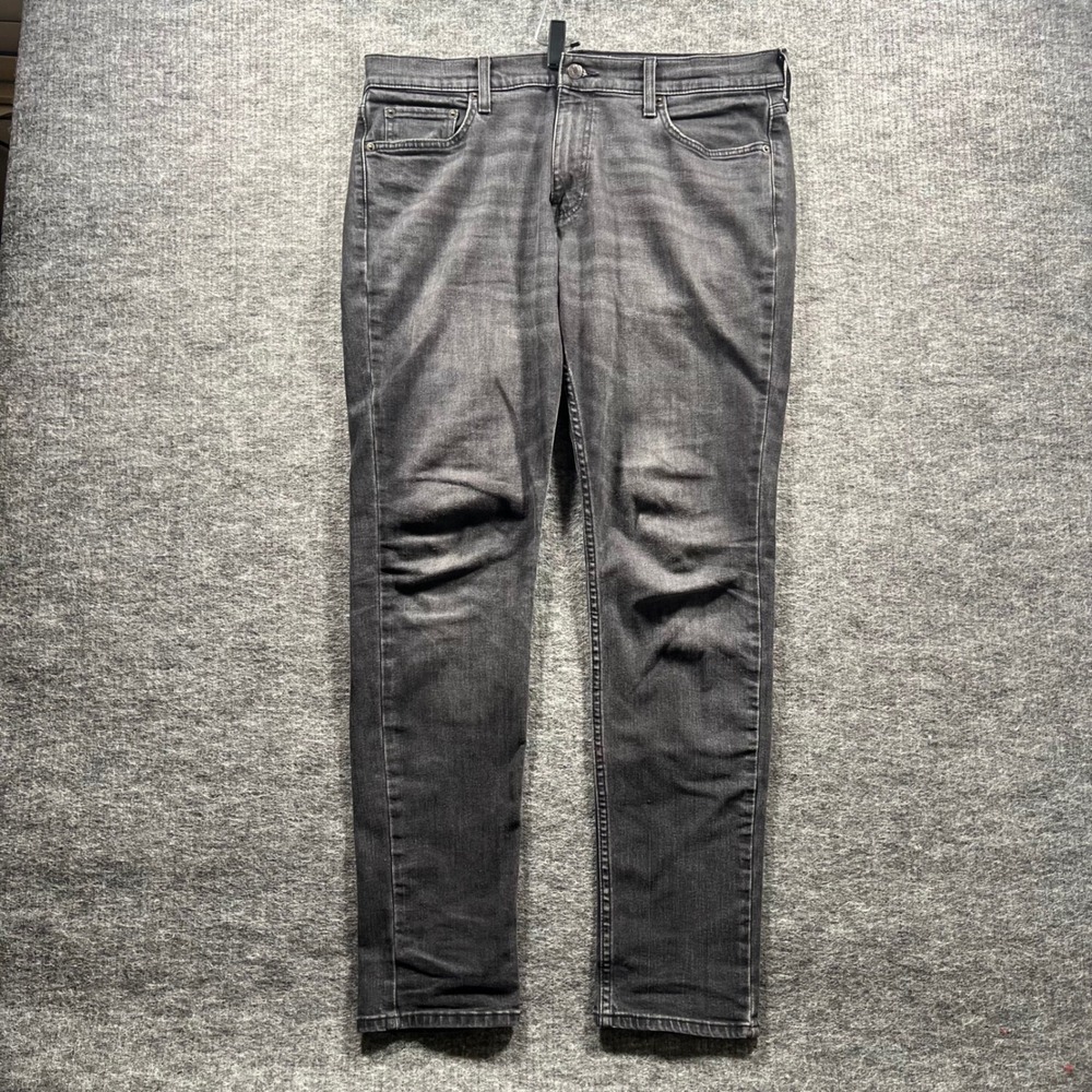 Hollister Epic Flex Skinny Jeans Mens 34x32 Faded Black Denim Pants